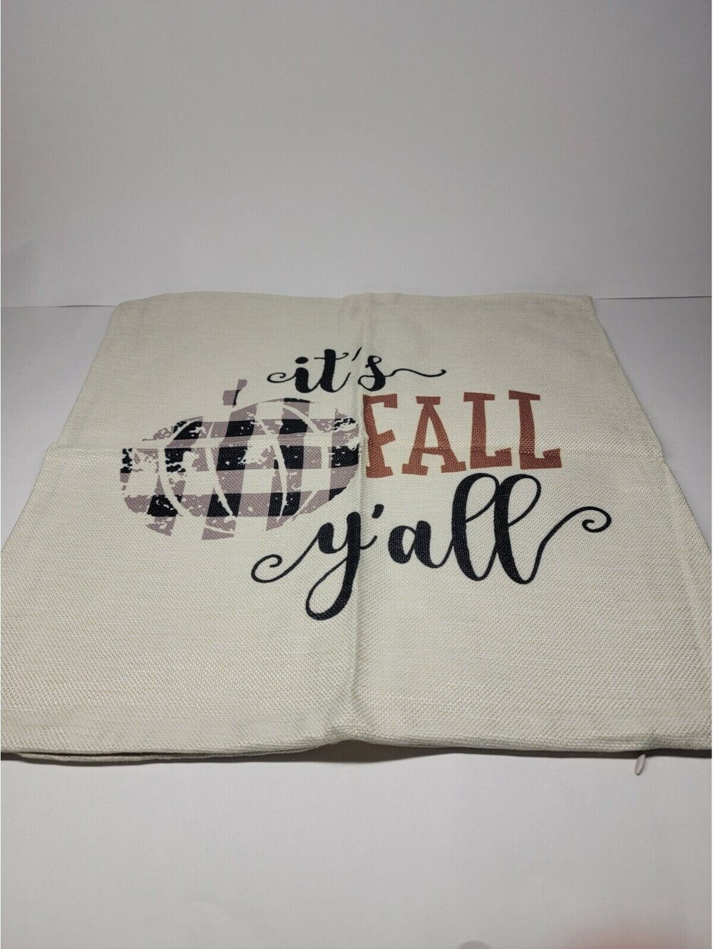 Set of 4 Fall Harvest Throw Pillow Cases Farmhouse Decorative pumpkin patch